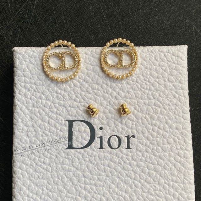 Dior飾品 迪奧經典熱銷款耳環 2021新款DIOR迪奧CD珍珠耳釘  zgd1109